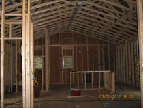 Framing new house