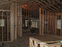 Framing new house