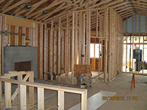 Framing new house